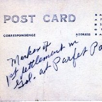 DAR marker commemorating the Boston Company building-back