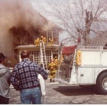 Everett House fire at 910 12th Street, Golden