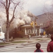 Everett House fire at 910 12th Street, Golden