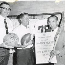 Cliff Pike, Coach Fritz Brennecke, and Bob Pearson