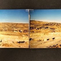 Taped photos to form panorama of the Rockwell Clay Mine