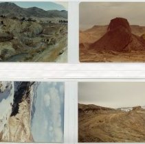 20 color photos documenting the Rockwell Clay Mine before reclamation, a-d