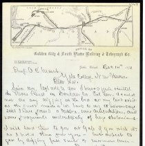 Correspondence between E.L. Berthoud and O.C. Marsh p. 3 of 23 pp.