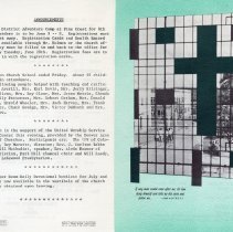 First Methodist Church Order of Service 1960