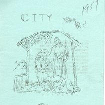 1957 Program for City of Golden annual Christmas party