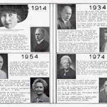 Holiday card from Pi Warren to Den Galbraith - inside