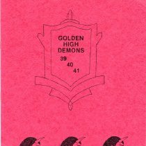 Class Reunion program GHS Classes of 1939, 1940, 1941 cover