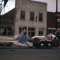 Golden Days Parade 1959 with Colorado Transcript Building.