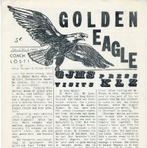 Golden Junior High School Golden Eagle newsletter, April 1961
