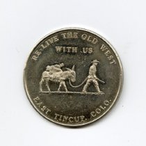 East Tincup, Colorado silver token