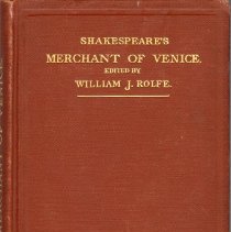 Charles Brady's copy of Shakespeare's Merchant of Venice