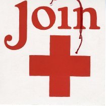 Sign promoting Join the Red Cross