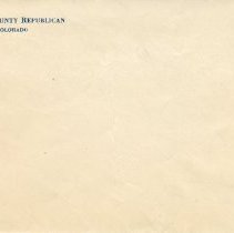 The Jefferson County Republican business envelope