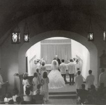 Henry (Gene) Wamboldt and Joyce Mester wedding ceremony
