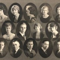 Photos of the members of Golden High School Class of 1921