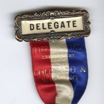 A. D. Jameson's GAR Delegate medal, 1912