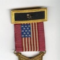 A. D. Jameson's GAR star shaped medal c. 1910