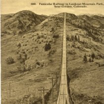 Postcard: Lookout Mountain Park Funicular