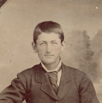 Tintype of young man
