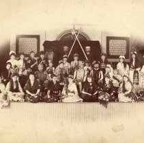 Cast of "Esther the Beautiful Queen" 1877
