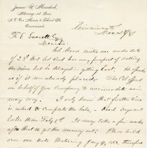 Letter to F. E. Everett regarding sale of a mine
