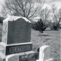 Edward L. Berthoud's tombstone at the Golden Cemetery