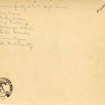 Cast of a play - back