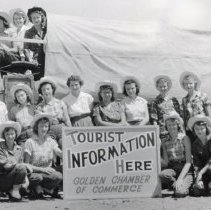 Golden Chamber of Commerce tourist wagon