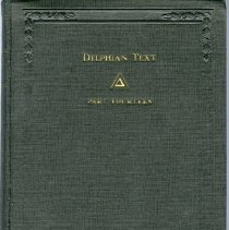 Delphian Text Part Fourteen