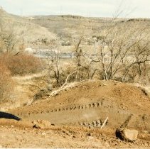 View NE across grade of Golden & S. Platte RR