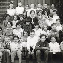5th Grade South School students with teacher Grace Rowe
