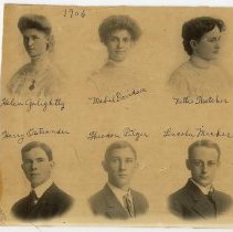 Portraits of 1906 Golden High School graduates