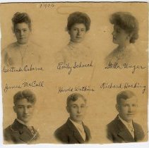 Portraits of 1906 Golden High School graduates