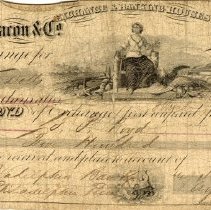 Bank draft for $500 to T. P. Boyd, 1833
