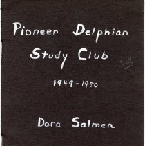 PDSC Booklet 1949-1950 cover