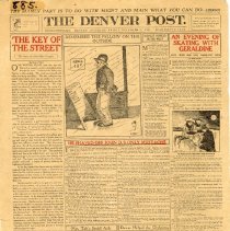 Minature copy of Dec. 1909 Denver Post