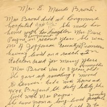 Documents related to Golden and Golden historic residents