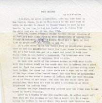 Memoir narrative "Boyd Bridge" by W. M. Winslow