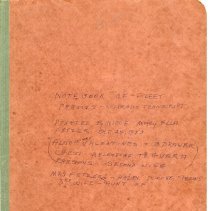 H. Fleet Parsons notebook