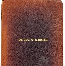 Lt. Gov. W.G. Smiths copy of Rules and Joint Rules, State of Colorado 1889