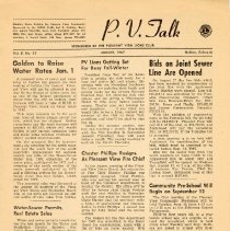 News Bulletin P.V. Talk, August 1967
