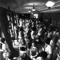 Lobby of Norton Hall after a p