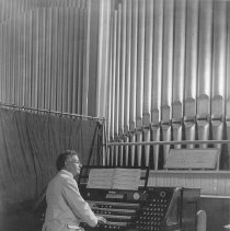 Henry Vincent at the Massey Organ