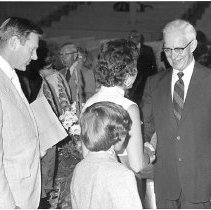 Dr. Gezork Greeting Richard Miller Family