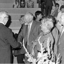 Dr. Gezork with Howard Hanson