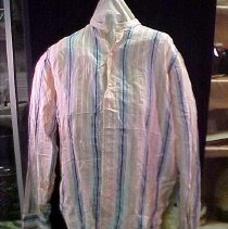 Striped Silk Men's Shirt