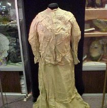 Brown Blouse and Skirt