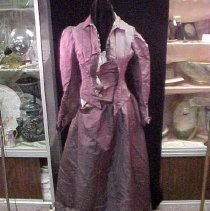 Taupe Blouse and Skirt