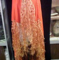 Orange Silk Shawl