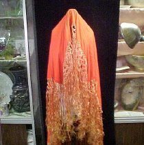 Orange Silk Shawl